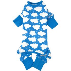 CuddlePup Dog Pajamas (Color: Fluffy Clouds, size: X-Small)