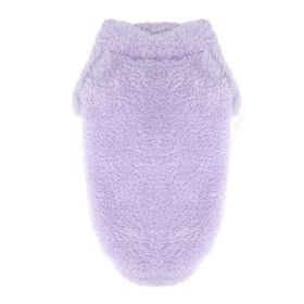 Soft Plush Pullover (Color: Lavender, size: 4X-Large)