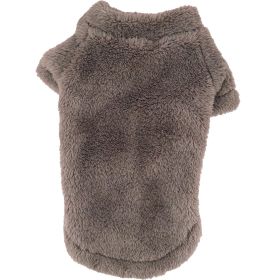 Soft Plush Pullover (Color: Soft Brown, size: 3X-Large)